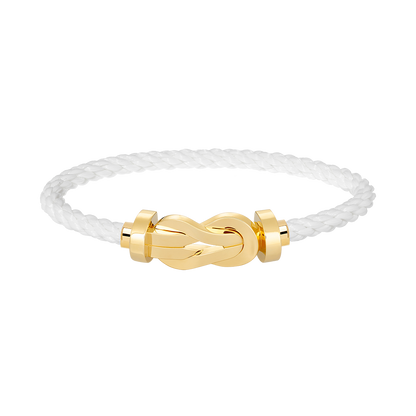 [⭐Sparkve]CHANCE LARGE 8 FIGURE BUCKLE NO DIAMOND BRACELET GOLD