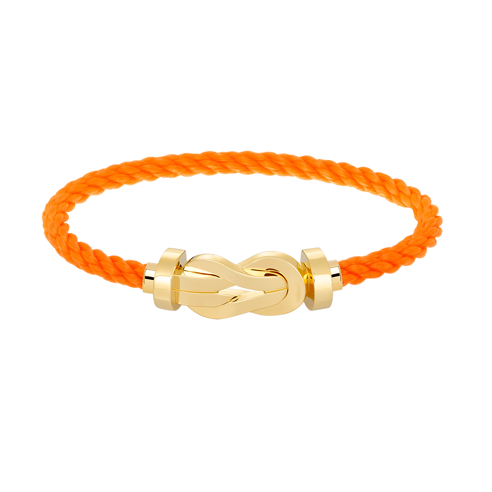 [⭐Sparkve]CHANCE LARGE 8 FIGURE BUCKLE NO DIAMOND BRACELET GOLD