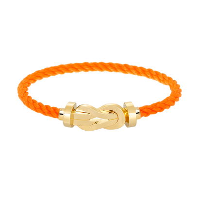 [⭐Sparkve]CHANCE LARGE 8 FIGURE BUCKLE NO DIAMOND BRACELET GOLD