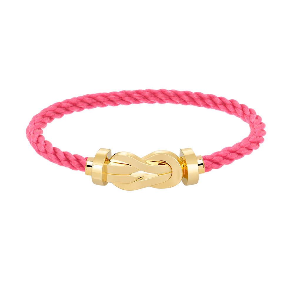 [⭐Sparkve]CHANCE LARGE 8 FIGURE BUCKLE NO DIAMOND BRACELET GOLD