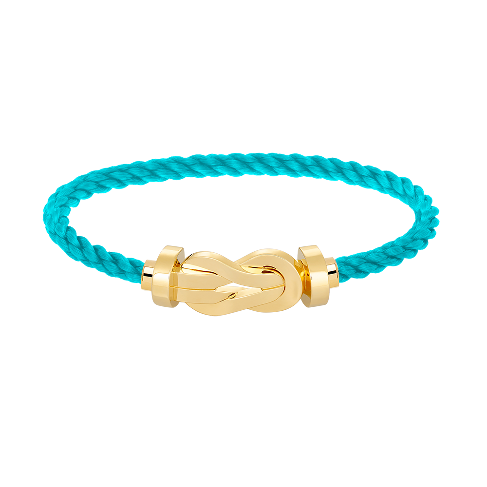 [⭐Sparkve]CHANCE LARGE 8 FIGURE BUCKLE NO DIAMOND BRACELET GOLD