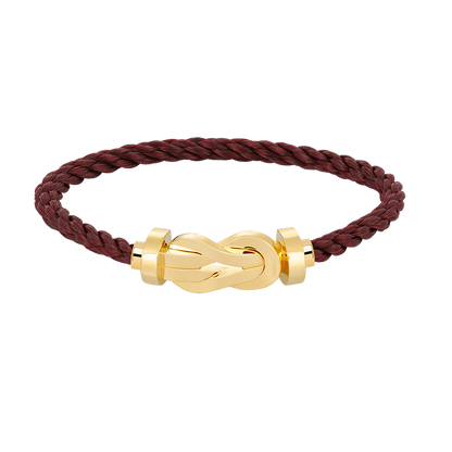 [⭐Sparkve]CHANCE LARGE 8 FIGURE BUCKLE NO DIAMOND BRACELET GOLD