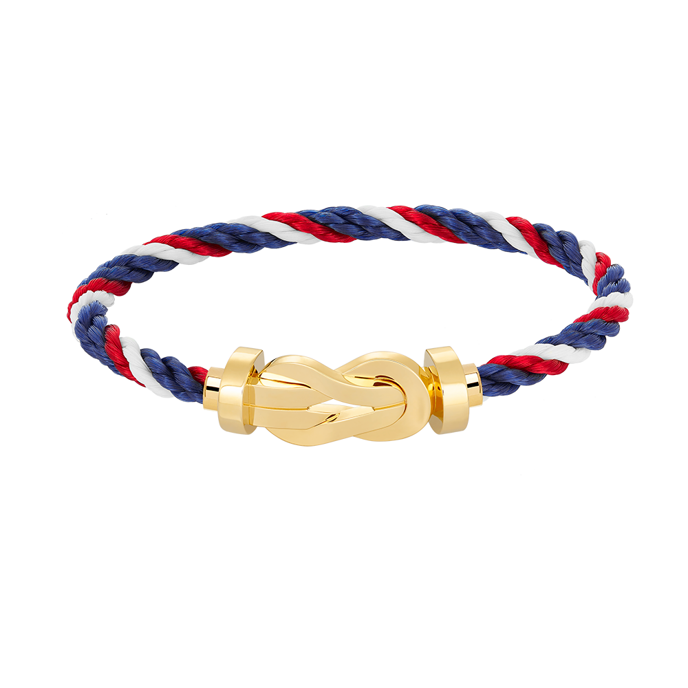 [⭐Sparkve]CHANCE LARGE 8 FIGURE BUCKLE NO DIAMOND BRACELET GOLD