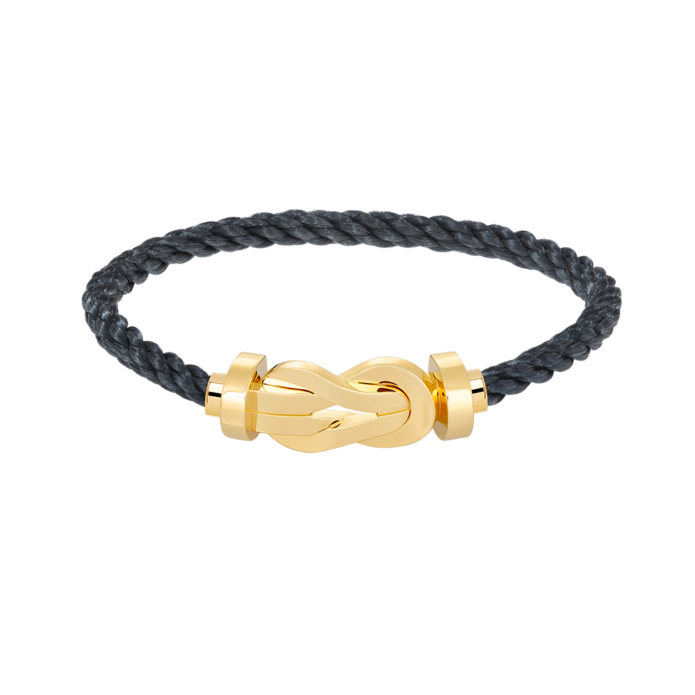 [⭐Sparkve]CHANCE LARGE 8 FIGURE BUCKLE NO DIAMOND BRACELET GOLD