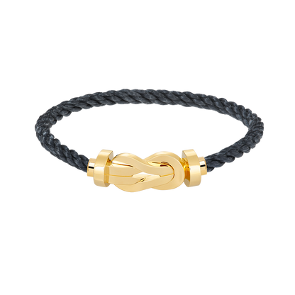 [⭐Sparkve]CHANCE LARGE 8 FIGURE BUCKLE NO DIAMOND BRACELET GOLD
