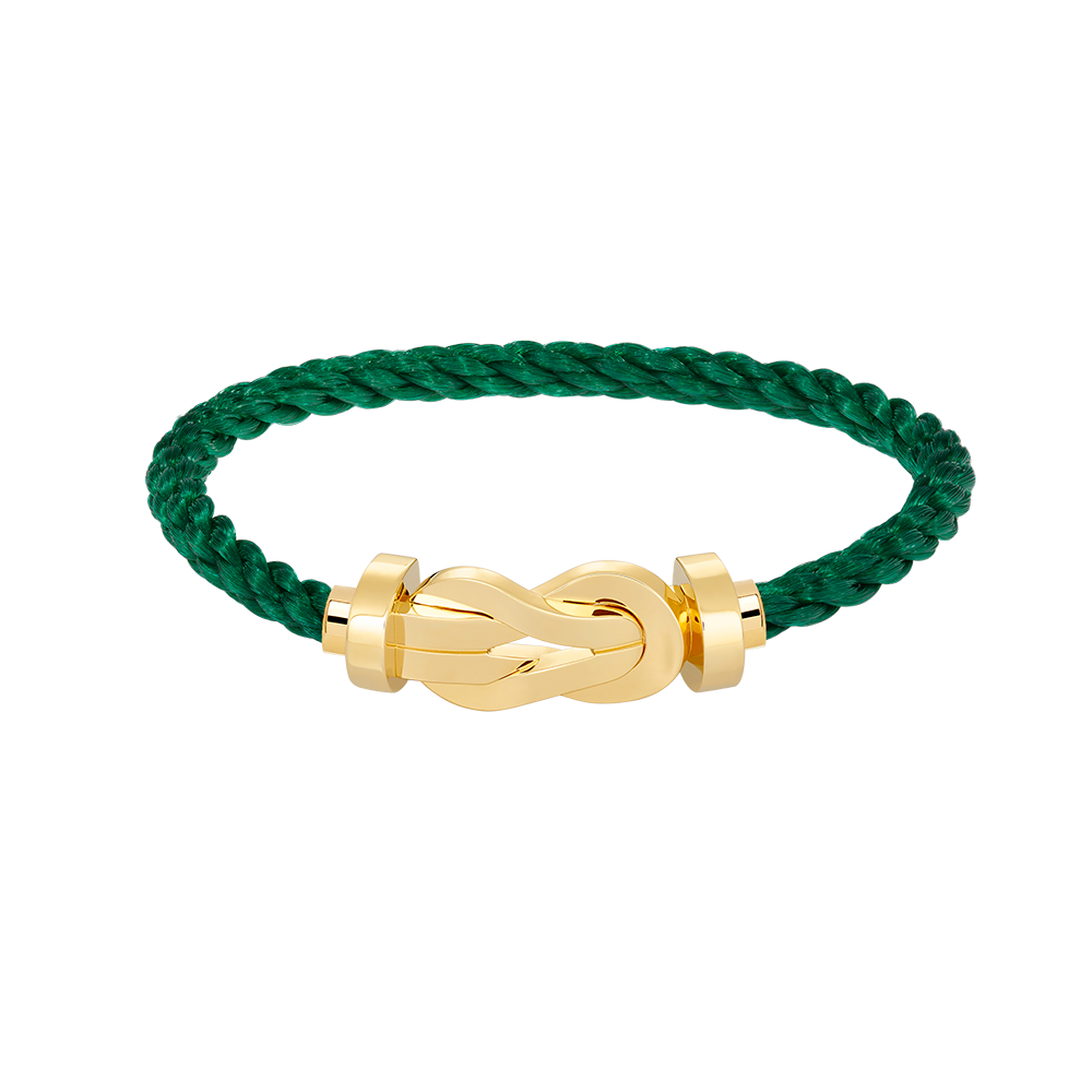 [⭐Sparkve]CHANCE LARGE 8 FIGURE BUCKLE NO DIAMOND BRACELET GOLD