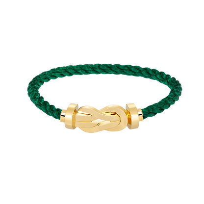 [⭐Sparkve]CHANCE LARGE 8 FIGURE BUCKLE NO DIAMOND BRACELET GOLD