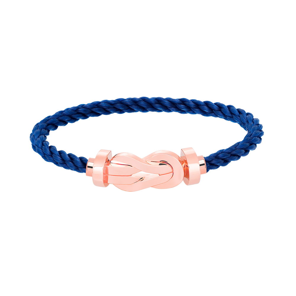 [⭐Sparkve]CHANCE LARGE 8 FIGURE BUCKLE NO DIAMOND BRACELET ROSE GOLD
