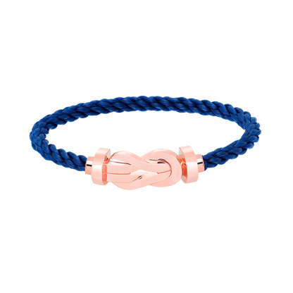 [⭐Sparkve]CHANCE LARGE 8 FIGURE BUCKLE NO DIAMOND BRACELET ROSE GOLD