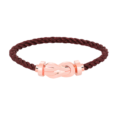 [⭐Sparkve]CHANCE LARGE 8 FIGURE BUCKLE NO DIAMOND BRACELET ROSE GOLD