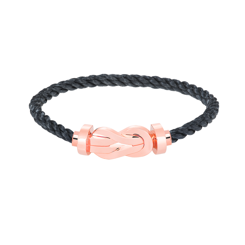 [⭐Sparkve]CHANCE LARGE 8 FIGURE BUCKLE NO DIAMOND BRACELET ROSE GOLD