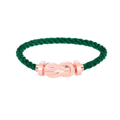 [⭐Sparkve]CHANCE LARGE 8 FIGURE BUCKLE NO DIAMOND BRACELET ROSE GOLD