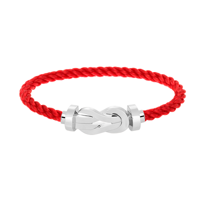 [⭐Sparkve]CHANCE LARGE 8 FIGURE BUCKLE NO DIAMOND BRACELET SILVER