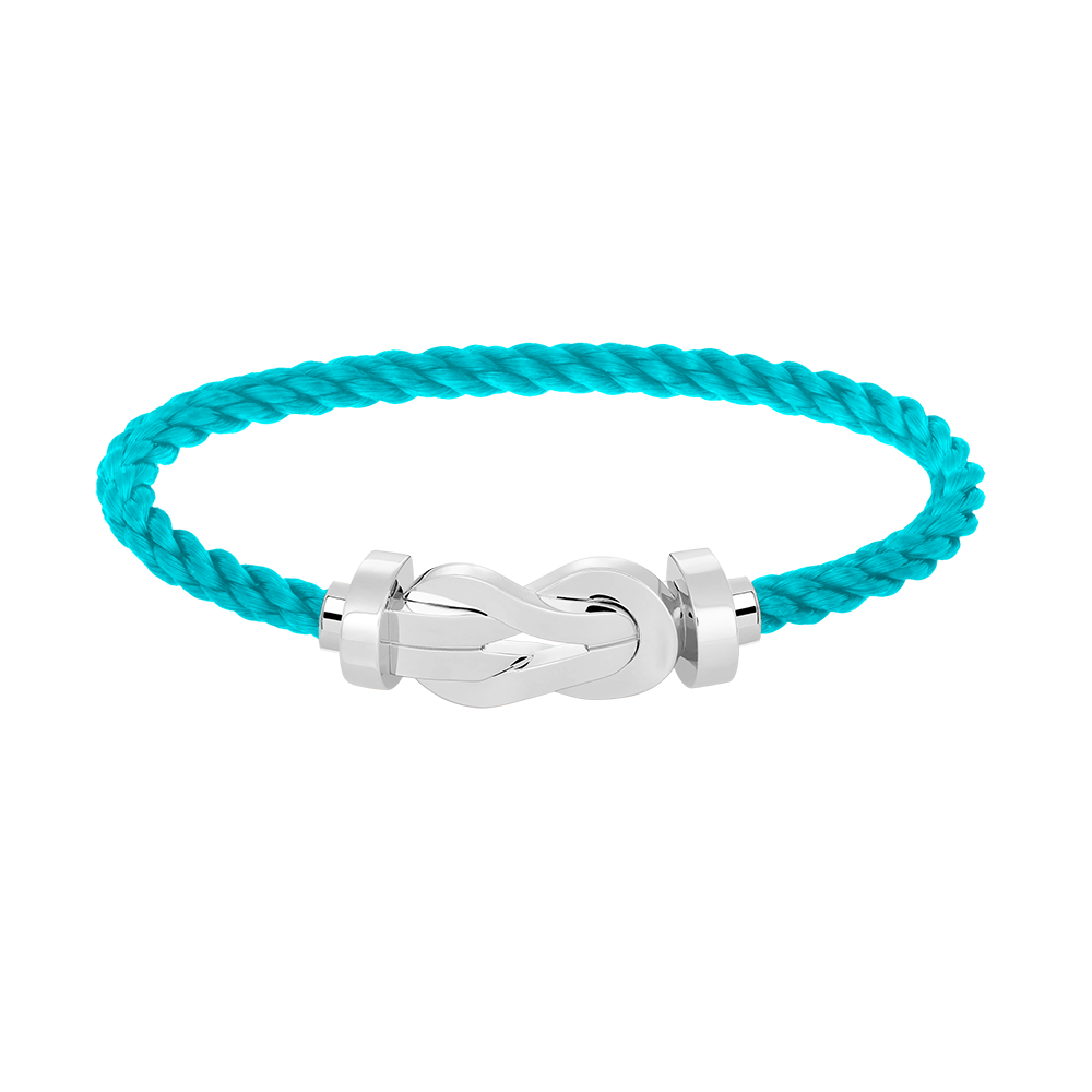 [⭐Sparkve]CHANCE LARGE 8 FIGURE BUCKLE NO DIAMOND BRACELET SILVER