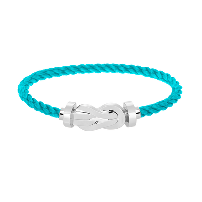 [⭐Sparkve]CHANCE LARGE 8 FIGURE BUCKLE NO DIAMOND BRACELET SILVER