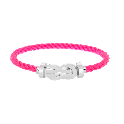 [⭐Sparkve]CHANCE LARGE 8 FIGURE BUCKLE NO DIAMOND BRACELET SILVER