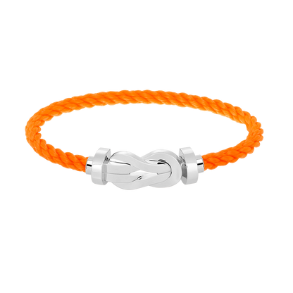 [⭐Sparkve]CHANCE LARGE 8 FIGURE BUCKLE NO DIAMOND BRACELET SILVER