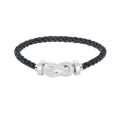 [⭐Sparkve]CHANCE LARGE 8 FIGURE BUCKLE NO DIAMOND BRACELET SILVER