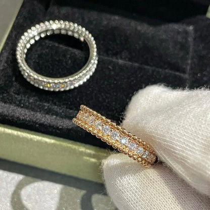 [⭐Sparkve]PERLEE DIAMOND SILVER RING