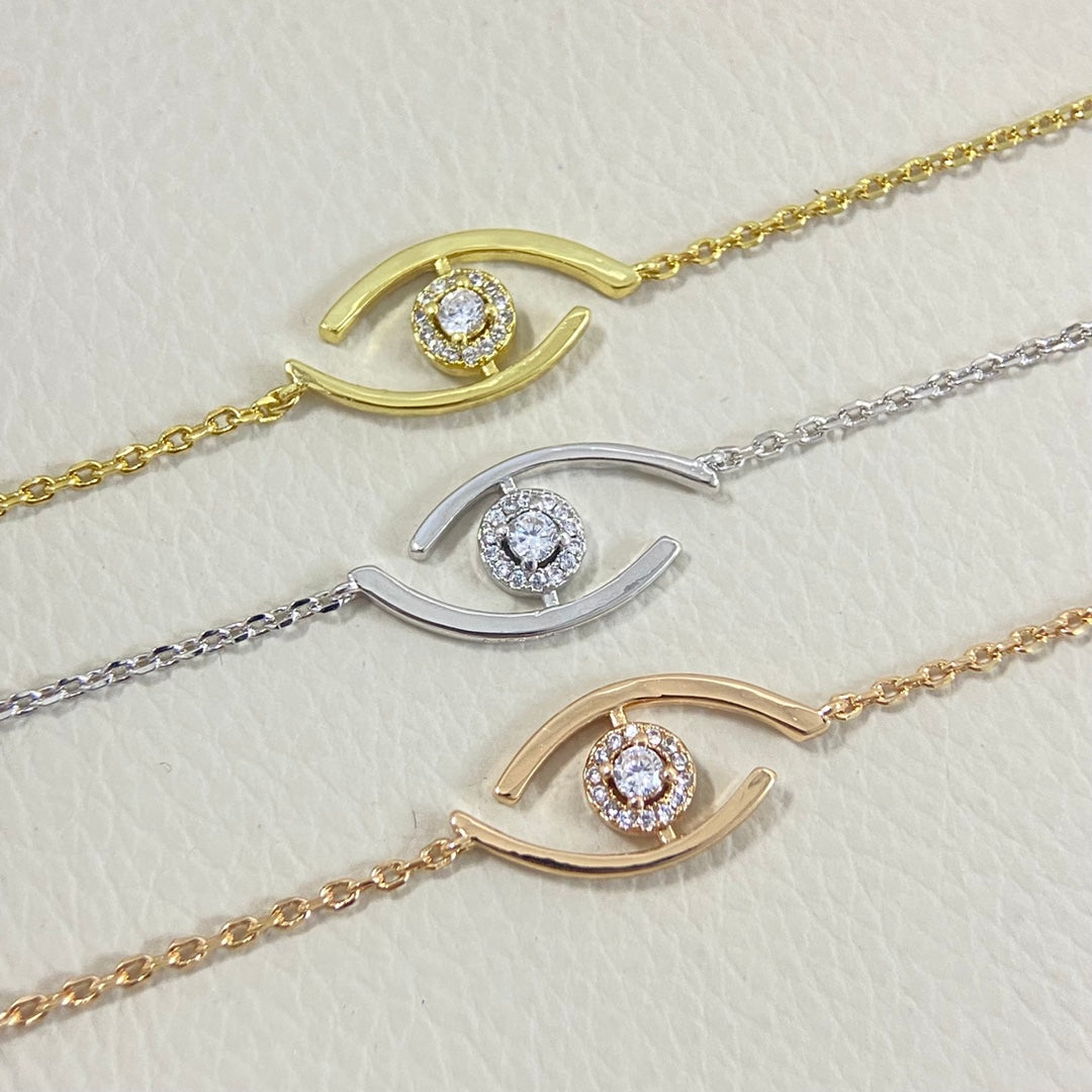 [⭐Sparkve]Demo Eye Pave-Set Diamond Bracelet
