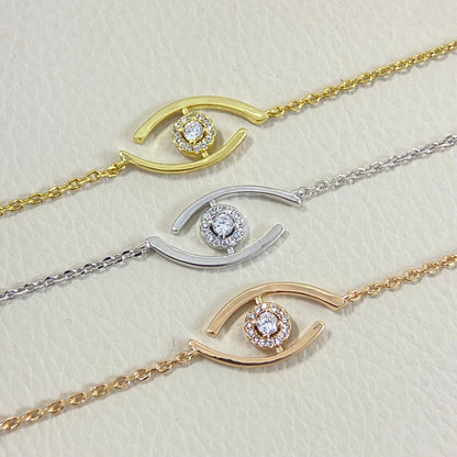 [⭐Sparkve]Demo Eye Pave-Set Diamond Bracelet