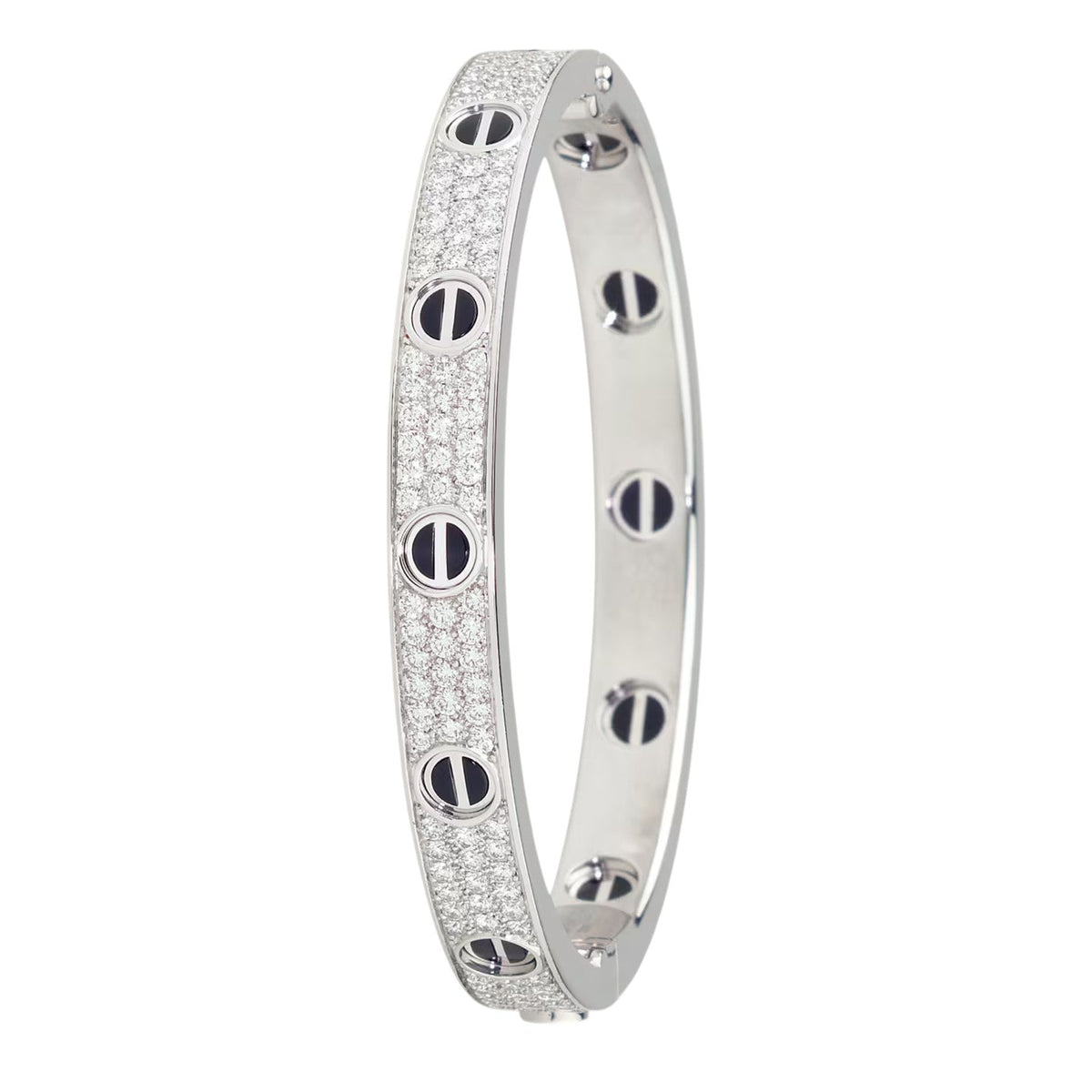 [⭐Sparkve]LOVE BRACELET 6.1MM DIAMOND-PAVED CERAMIC