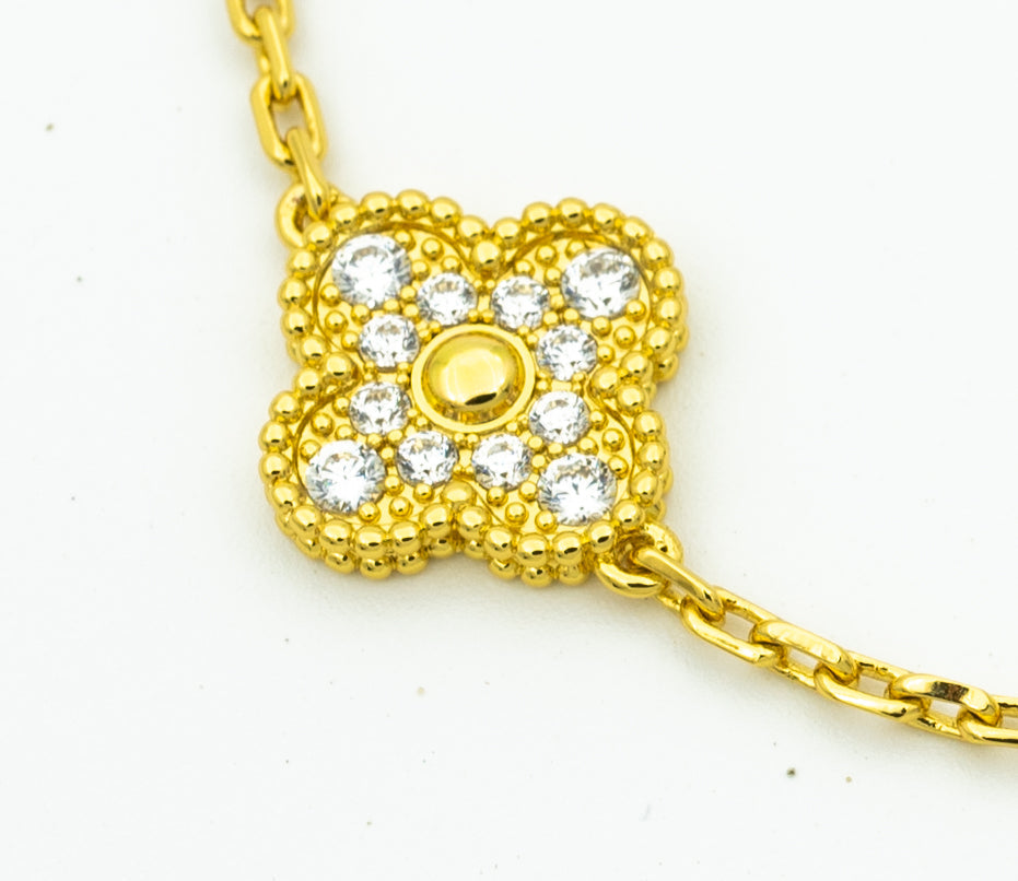 [⭐Sparkve] CLOVER 5 MOTIF LASER BRACELET COLLECTION