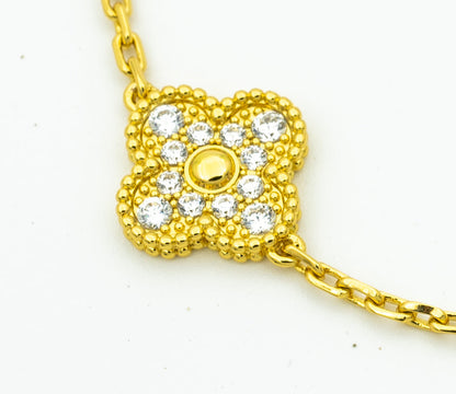 [⭐Sparkve] CLOVER 5 MOTIF LASER BRACELET COLLECTION