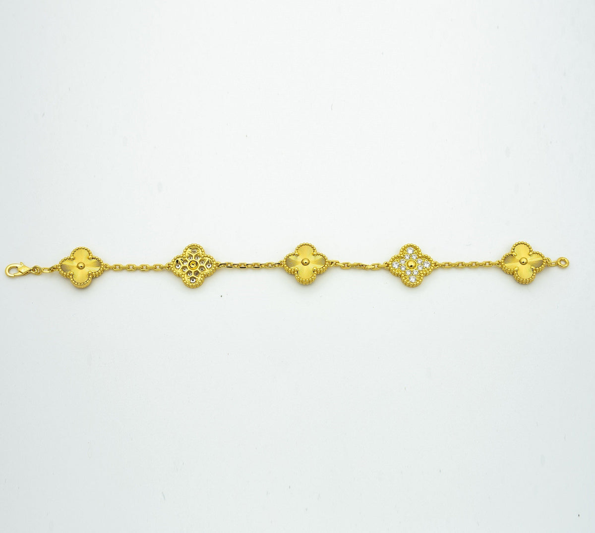 [⭐Sparkve] CLOVER 5 MOTIF LASER BRACELET COLLECTION