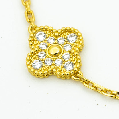 [⭐Sparkve] CLOVER 5 MOTIF LASER BRACELET COLLECTION