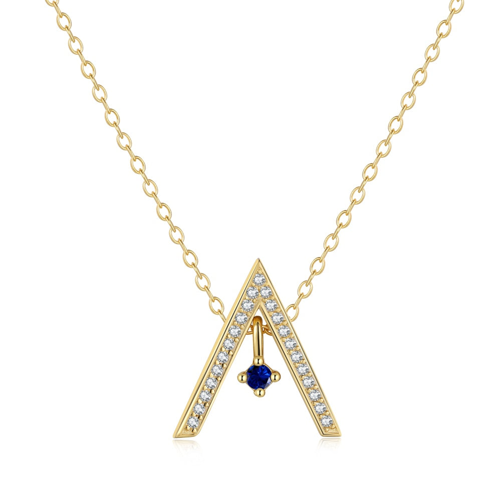 [⭐Sparkve Jewelry]⭐Sparkveling "A" Shape Necklace