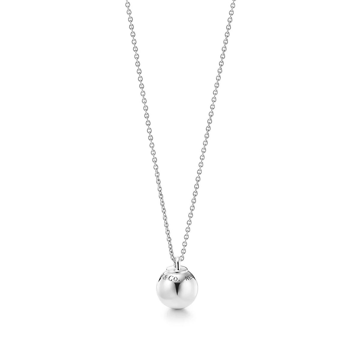 [⭐Sparkve Jewels]BALL PENDANT 12.75MM NECKLACE