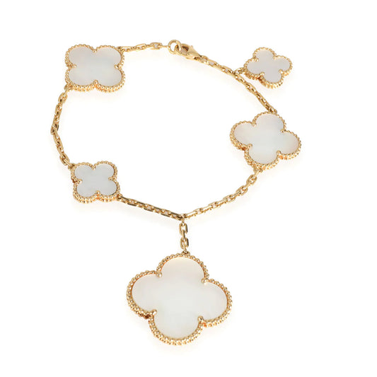 [⭐Sparkve]MAGIC CLOVER MOP GOLD BRACELET 5 MOTIFS