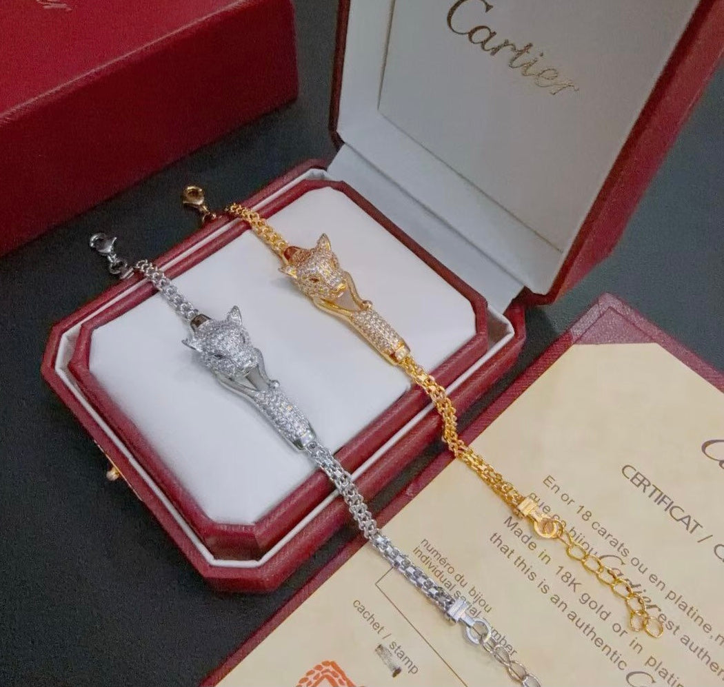[⭐Sparkve Jewelry] PANTHERE  BRACELET DIAMONDS