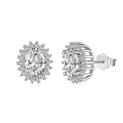 [⭐Sparkve Jewelry]Delicate Radiant Oval Cut Daily Earrings