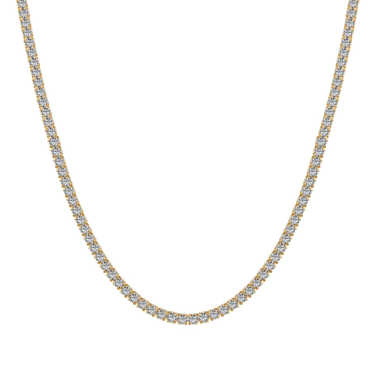 [⭐Sparkve Jewelry]Delicate Round Shape Tennis Necklace
