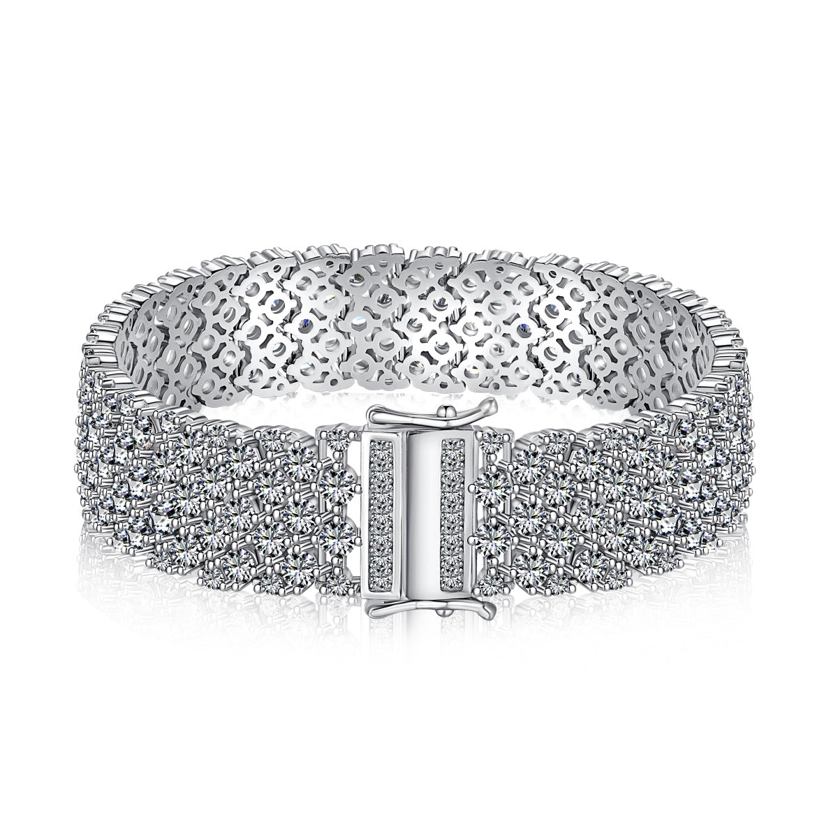 [⭐Sparkve Jewelry]Ornate Elegant Round Cut Party Bracelet