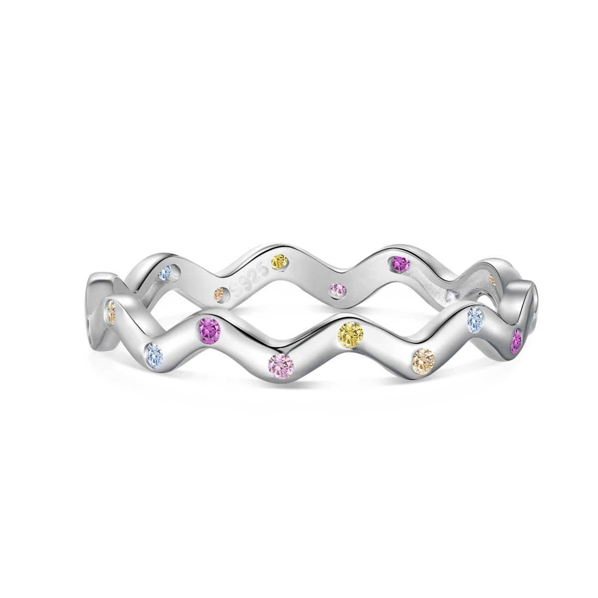 [⭐Sparkve Jewelry]Ornate Vibrant Round Cut Daily Ring