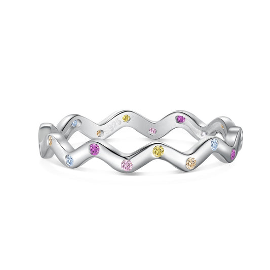 [⭐Sparkve Jewelry]Ornate Vibrant Round Cut Daily Ring