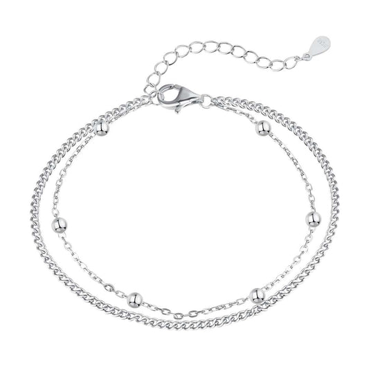 [⭐Sparkve Jewelry]Delicate Bead Double Layer Bracelet
