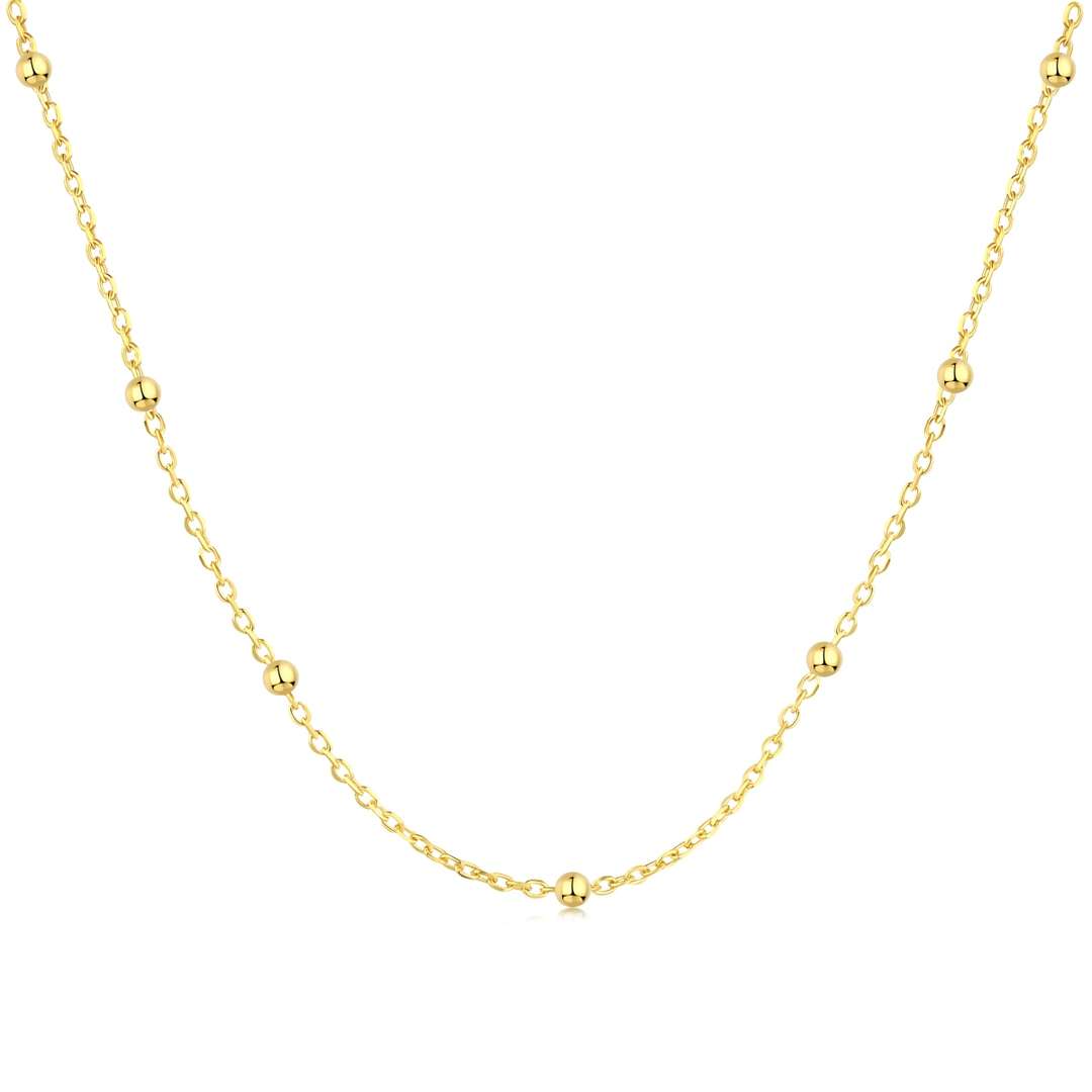 [⭐Sparkve Jewelry]Small Bead Clavicle Chain Simple Necklace