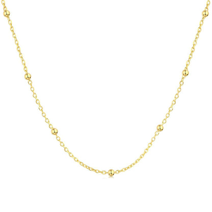 [⭐Sparkve Jewelry]Small Bead Clavicle Chain Simple Necklace