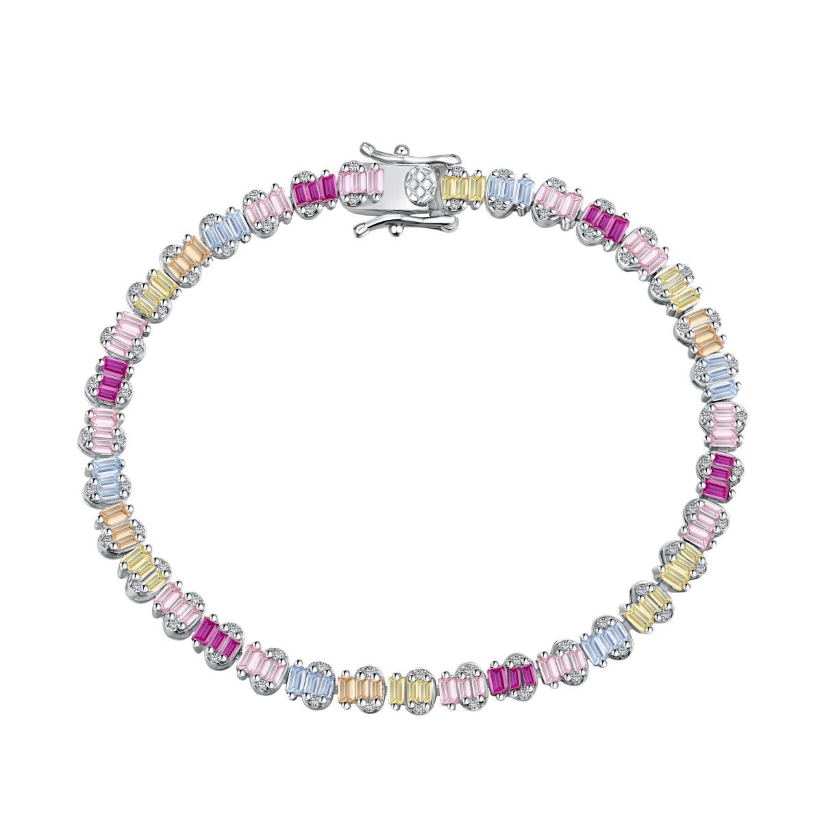 [⭐Sparkve Jewelry]Delicate Colorful Emerald Cut Party Bracelet