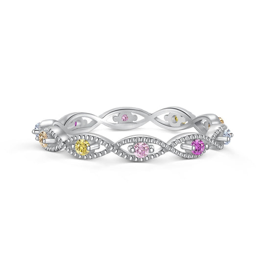 [⭐Sparkve Jewelry]Elegant Energetic Round Cut Daily Ring