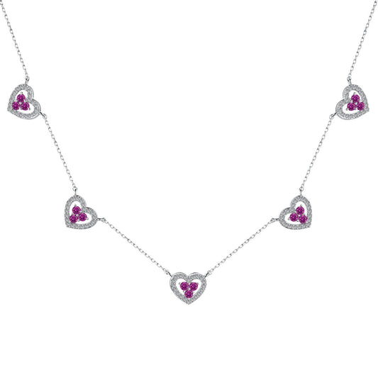 [⭐Sparkve Jewelry]⭐Sparkveling Five Heart Necklace