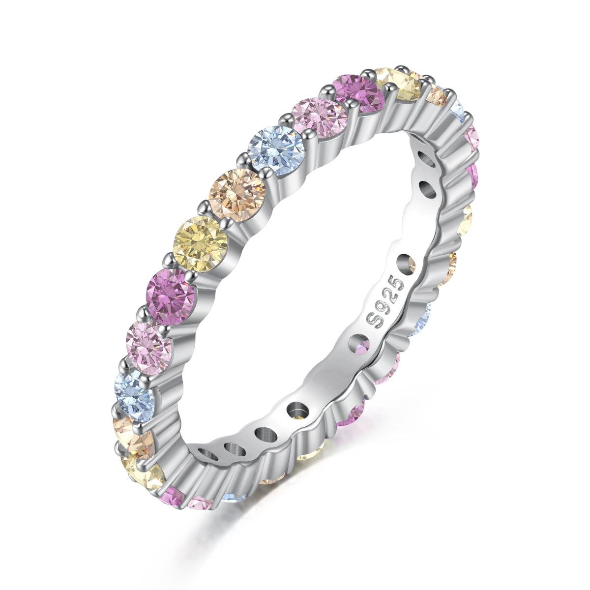 [⭐Sparkve Jewelry]Elegant Vivid Round Cut Daily Ring
