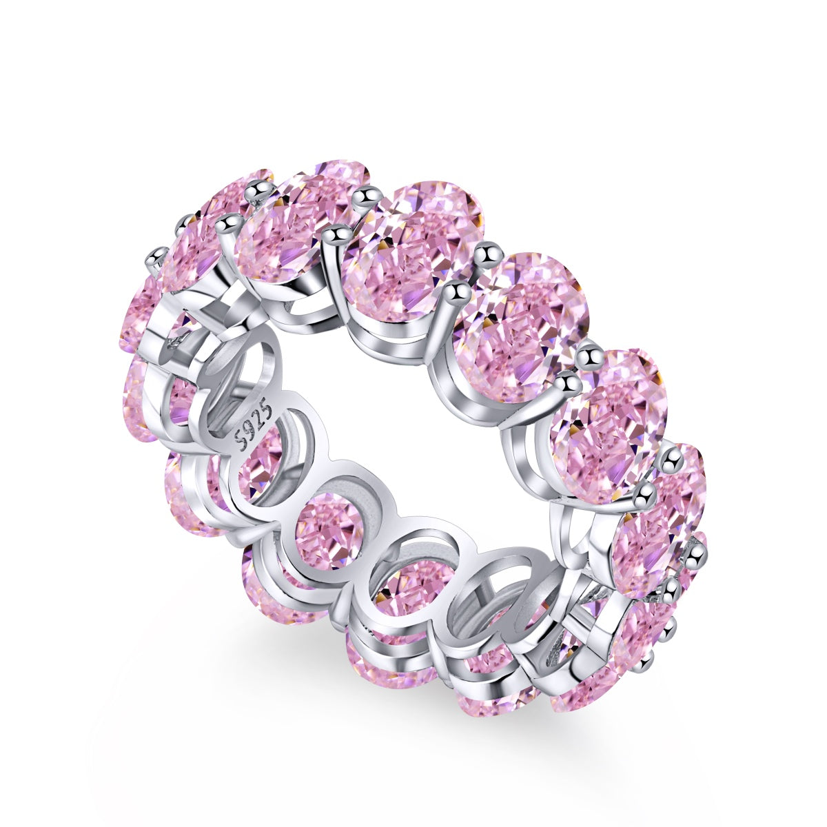 [⭐Sparkve Jewelry]Dainty Elongated Cushion Cut Tennis Ring