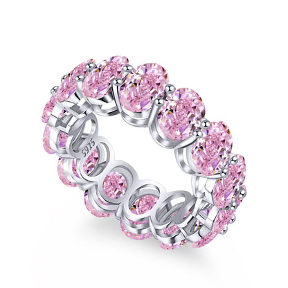 [⭐Sparkve Jewelry]Dainty Elongated Cushion Cut Tennis Ring