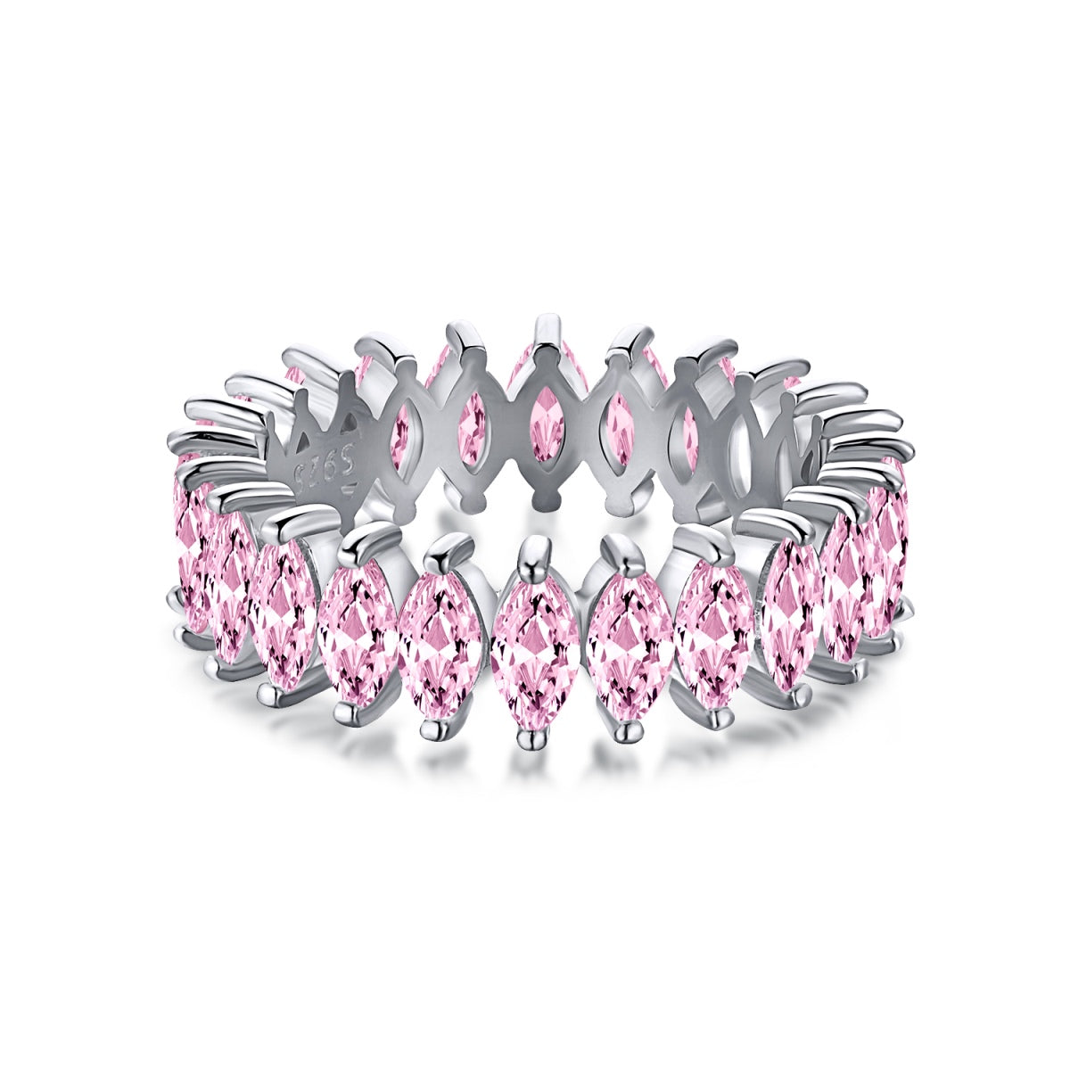 [⭐Sparkve Jewelry]Gorgeous Marquise Cut Tennis Ring