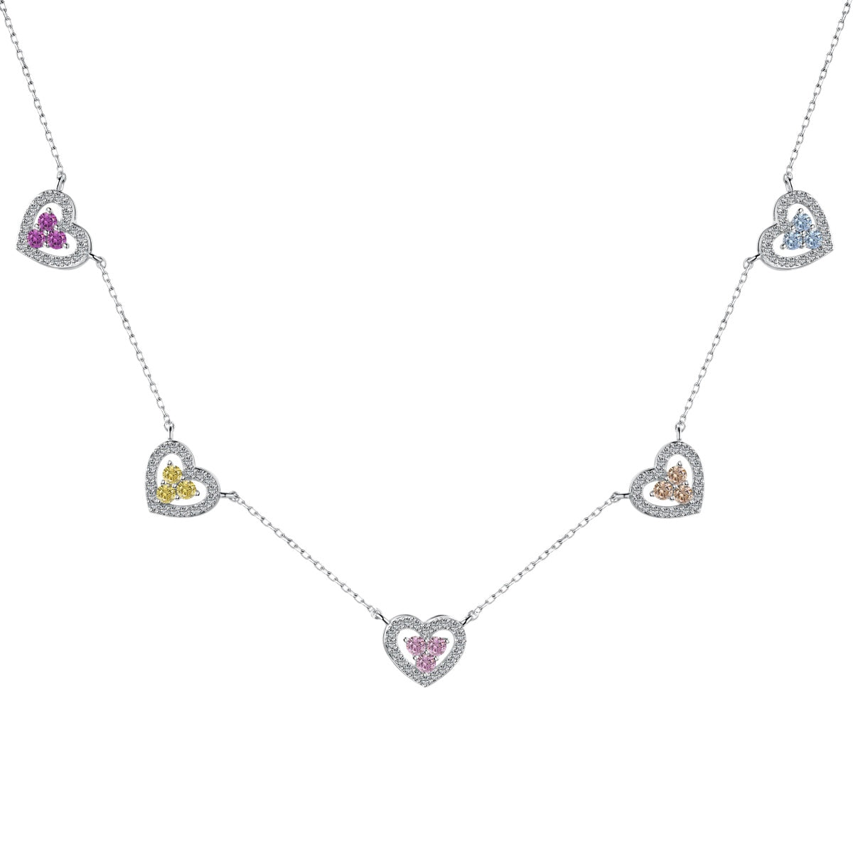 [⭐Sparkve Jewelry]⭐Sparkveling Five Heart Necklace